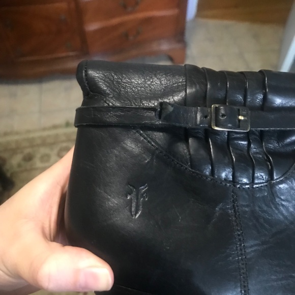 FRYE LEATHER KNEE HIGH RIDING BOOTS - Picture 9 of 11